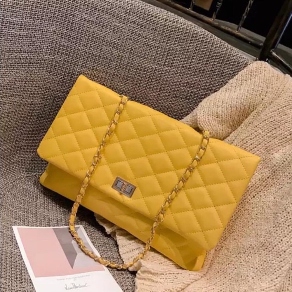 CHAIN WOMEN FAUX LEATHER BAG